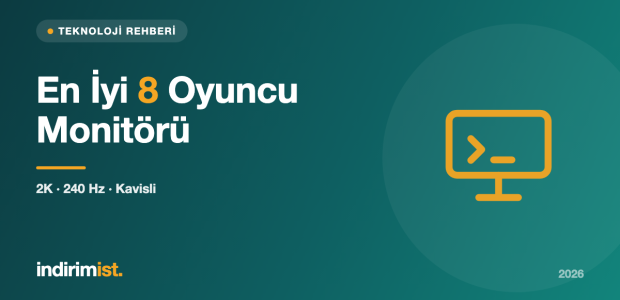 En İyi 8 Oyuncu Monitörü 2026: 2K, 240 Hz ve Kavisli Modeller