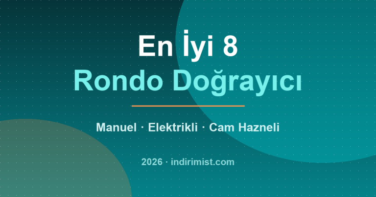 En İyi Rondo Doğrayıcı 2026