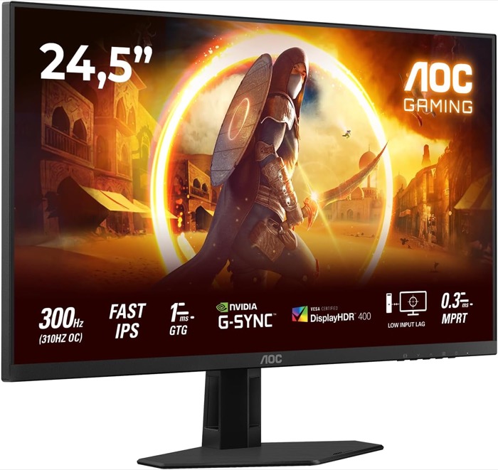 AOC 25G4SRE 310 Hz gaming monitör