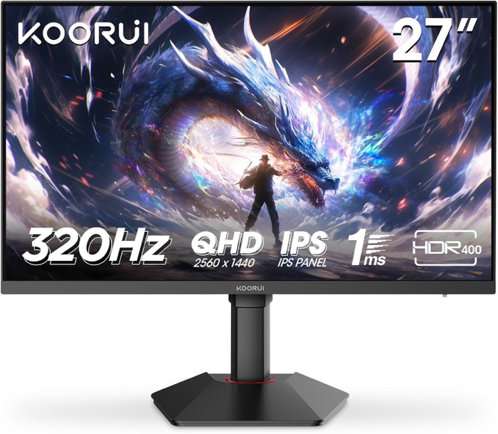 Koorui G2721E 320 Hz QHD monitör